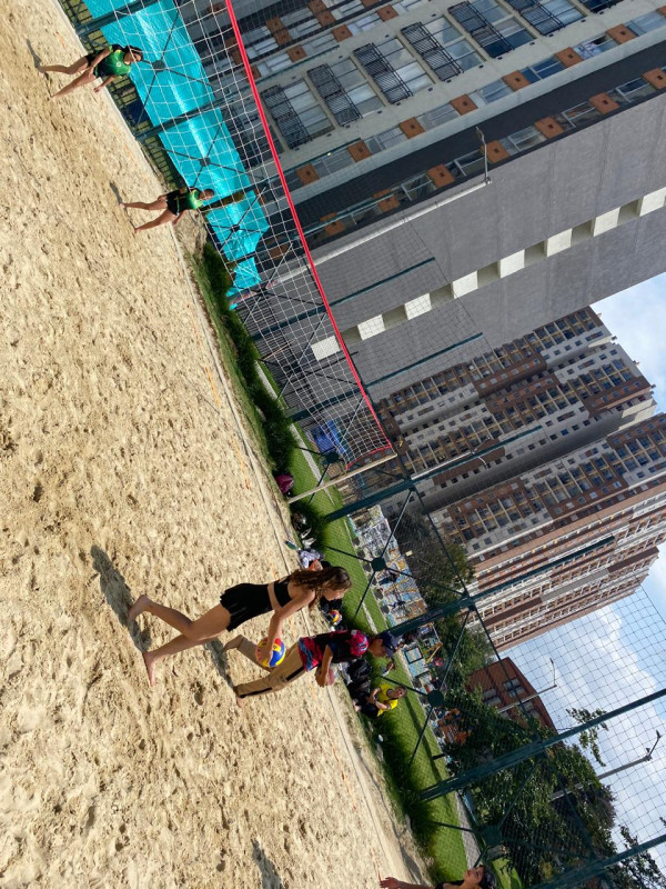 voley playa visitando a la escuela cerverus Legendarios Escuela de Formacion Deportiva