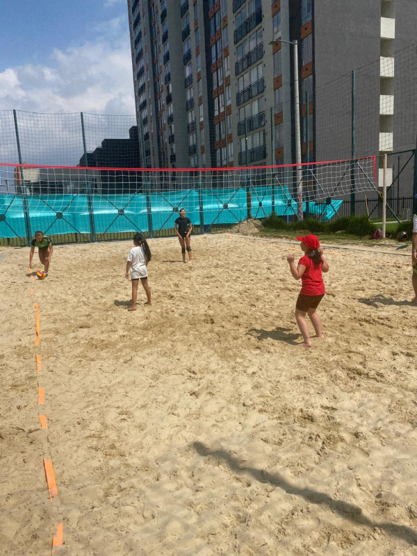 voley playa visitando a la escuela cerverus Legendarios Escuela de Formacion Deportiva