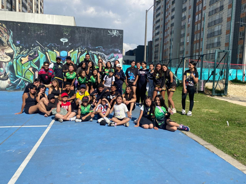 voley playa visitando a la escuela cerverus Legendarios Escuela de Formacion Deportiva